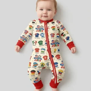 2026 Soccer World Jersey Flag Bamboo Convertible Zippy