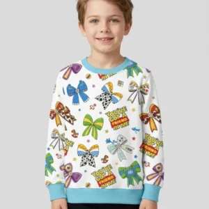 Magical Mirror Bow Bamboo Crewneck Sweatshirt