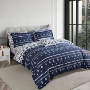 Mason 4pc comforter Set 100% Cotton