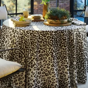Matouk Iconic Leopard table Sable