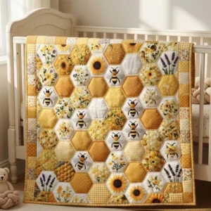 Meadow Buzz Bamboo Quilt Blanket