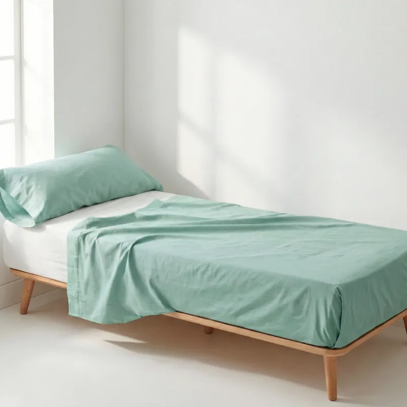 Basic Juego de sábanas 2 piezas Menta