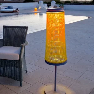 Unopiu - Stehleuchte Solare aus Aluminium-Leuchte-Unopiu-Senf-TOJU Interior