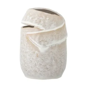 Vase „Eluna“ – Naturfarbenes Steingut