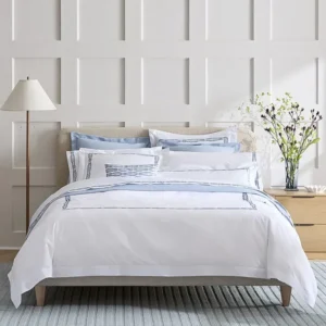 Sferra Cobblestones Embroidered | Duvet Cover