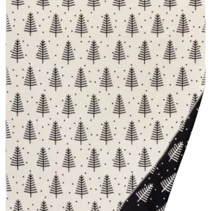 Niclas Kuscheldecke aus 100 % Bio-Baumwolle (kbA) in Black, 150 × 200 cm, Made in Germany