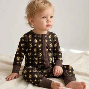 Firefly Lantern Glow Bamboo Convertible Zipper Romper