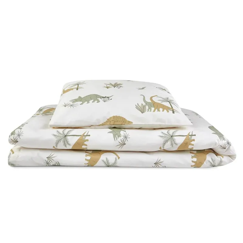 HIBOU HOME - Parure de Lit Dinosaure - Coton Bio