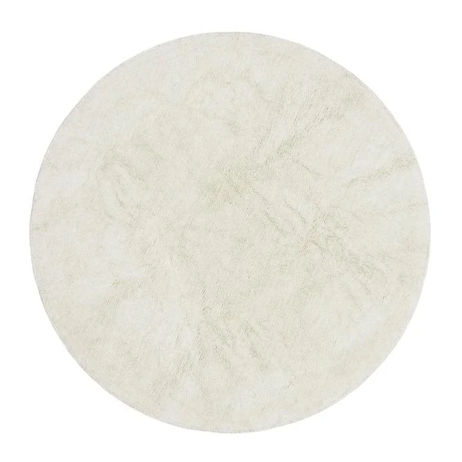 LORENA CANALS - Tapis À Laine Rond Naturel Ø 120 Cm