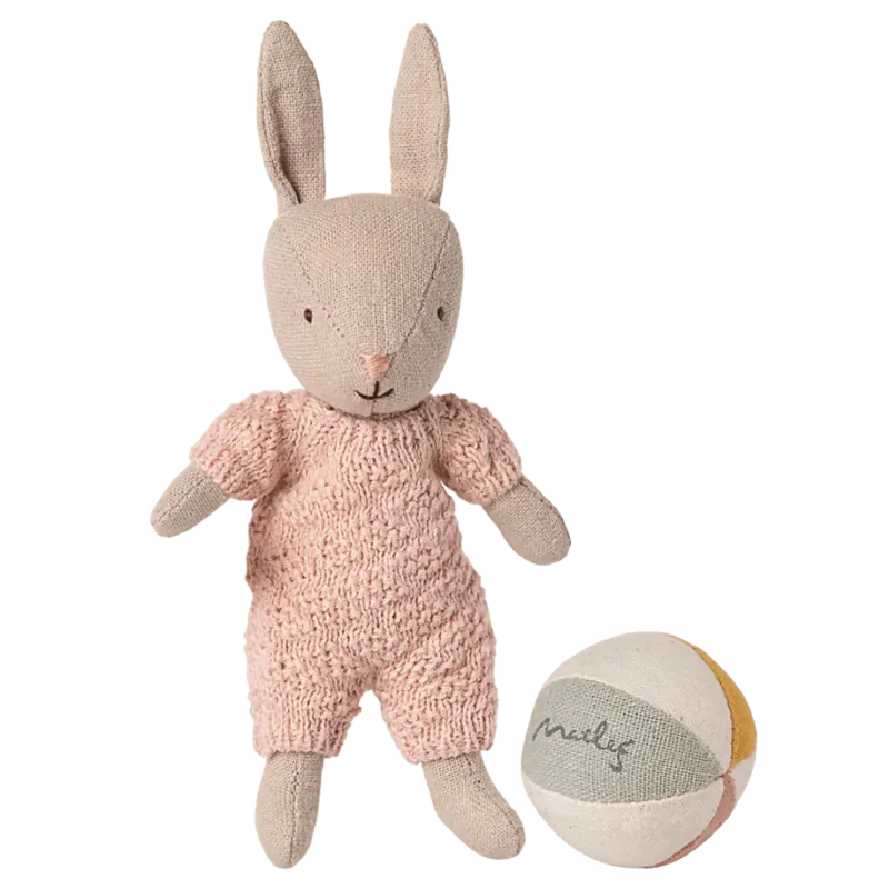 MAILEG - Coffret Lapin, Micro - Sable - Rose