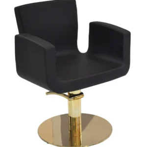 Salondesign24 Friseurstuhl BARBI Goldfarben