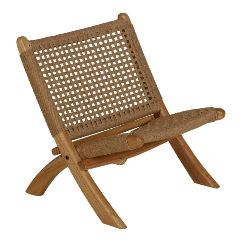 QUAX - Chaise Pliante Adulte en Corde à Tisser