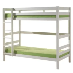 VIPACK - Lit Superposé (H 180cm) PINO 90 x 200 cm Blanc