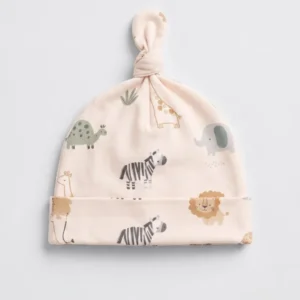 Little Safari Friends Embroidered Bamboo Hat