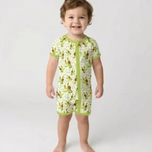 Father and Son Turtle Bamboo Shorty Zippy